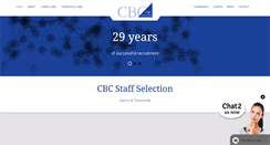 Desktop Screenshot of cbcstaff.com.au